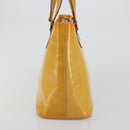 LOUIS VUITTON Monogram Vernis Houston Hand Bag Gris M91053 LV Auth 181652-5