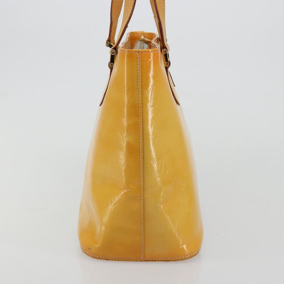 LOUIS VUITTON Monogram Vernis Houston Hand Bag Gris M91053 LV Auth 181652