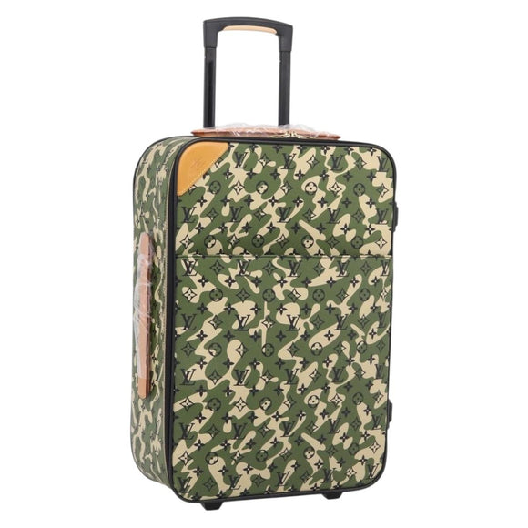 LOUIS VUITTON Monogram Camouflage Takashi Murakami Pegas 60 M23333 Auth 181653SM