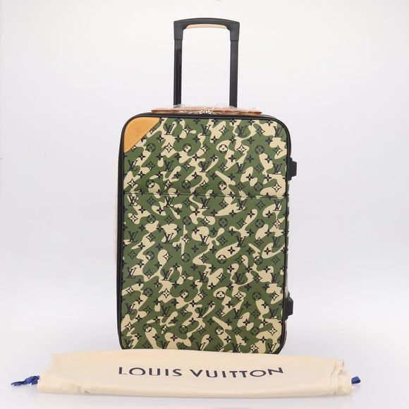 LOUIS VUITTON Monogram Camouflage Takashi Murakami Pegas 60 M23333 Auth 181653SM