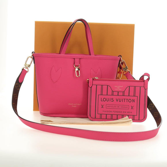 LOUIS VUITTON Neverfull Inside Out BB Bag Lords Pondicherry M12106 Auth 181654SM