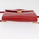 FENDI Rucksack Leder 2way Rot Gold Auth 181655A-6