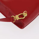 FENDI Rucksack Leder 2way Rot Gold Auth 181655A-18
