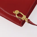 FENDI Rucksack Leder 2way Rot Gold Auth 181655A-19