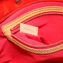 LOUIS VUITTON Monogram Vernis Reade PM Hand Bag Red Rouge M91088 LV Auth 181656-12