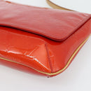 LOUIS VUITTON Monogram Vernis Thompson Street Bag Red Rouge M91094 Auth 181657-9