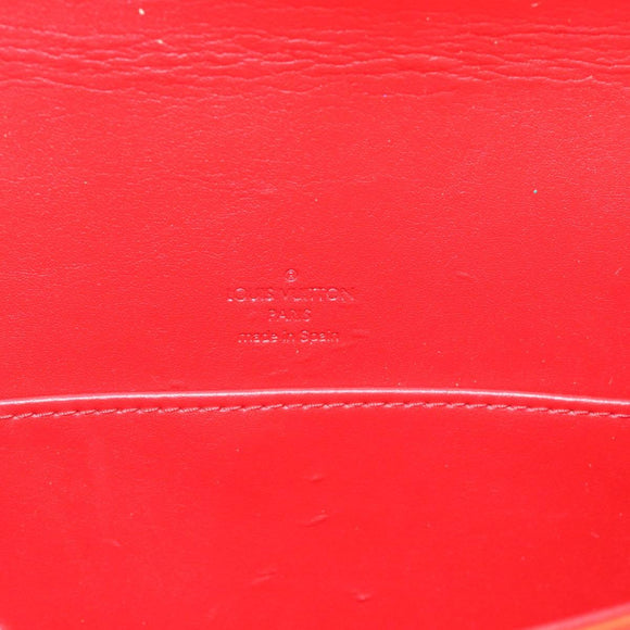 LOUIS VUITTON Monogram Vernis Thompson Street Bag Red Rouge M91094 Auth 181657