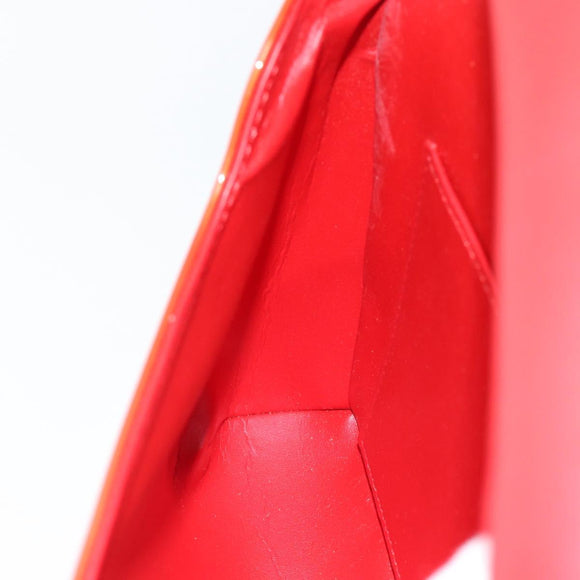 LOUIS VUITTON Monogram Vernis Thompson Street Bag Red Rouge M91094 Auth 181657