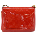 LOUIS VUITTON Monogram Vernis Thompson Street Bag Red Rouge M91094 Auth 181657-2