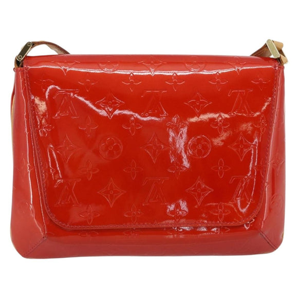 LOUIS VUITTON Monogram Vernis Thompson Street Bag Red Rouge M91094 Auth 181657