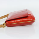 LOUIS VUITTON Monogram Vernis Thompson Street Bag Red Rouge M91094 Auth 181657-3