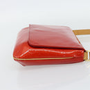 LOUIS VUITTON Monogram Vernis Thompson Street Bag Red Rouge M91094 Auth 181657-4