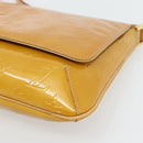 LOUIS VUITTON Monogram Vernis Thompson Street Bag Beige M91301 LV Auth 181658-9