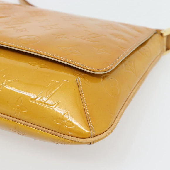 LOUIS VUITTON Monogram Vernis Thompson Street Bag Beige M91301 LV Auth 181658