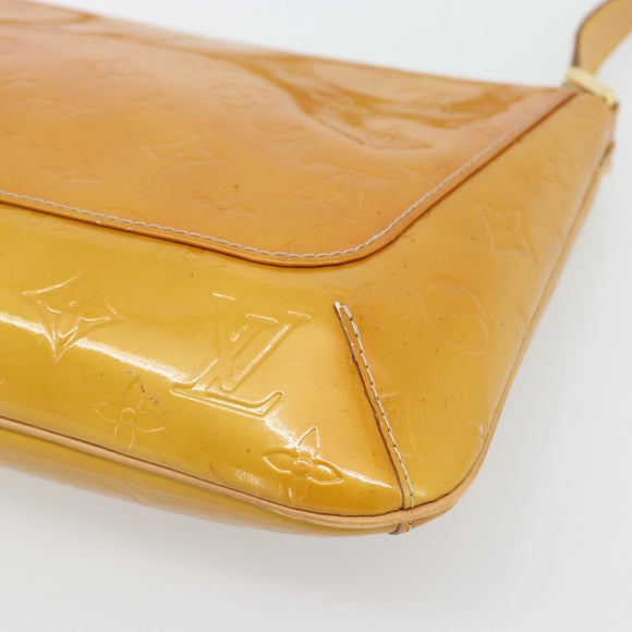 LOUIS VUITTON Monogram Vernis Thompson Street Bag Beige M91301 LV Auth 181658