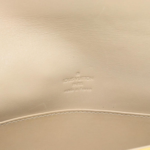 LOUIS VUITTON Monogram Vernis Thompson Street Bag Beige M91301 LV Auth 181658