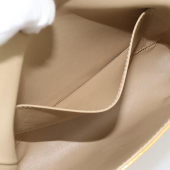 LOUIS VUITTON Monogram Vernis Thompson Street Bag Beige M91301 LV Auth 181658
