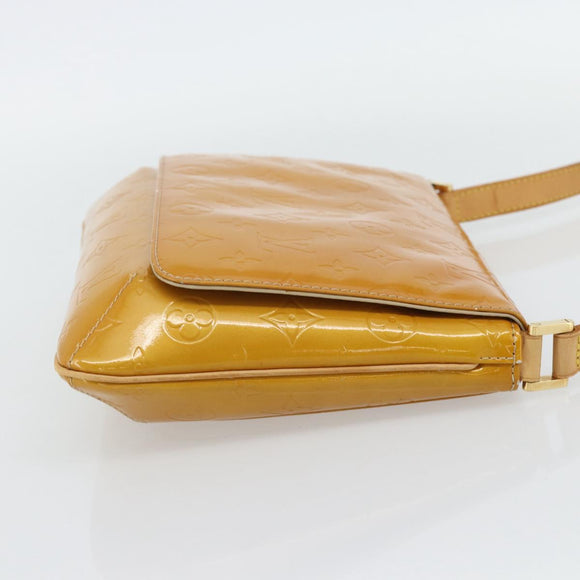 LOUIS VUITTON Monogram Vernis Thompson Street Bag Beige M91301 LV Auth 181658