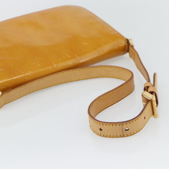LOUIS VUITTON Monogram Vernis Thompson Street Bag Beige M91301 LV Auth 181658