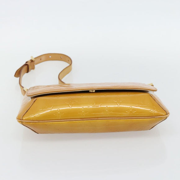 LOUIS VUITTON Monogram Vernis Thompson Street Bag Beige M91301 LV Auth 181658