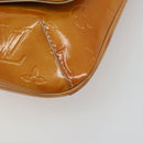 LOUIS VUITTON Monogram Vernis Thompson Street Bag Beige M91301 LV Auth 181659-14