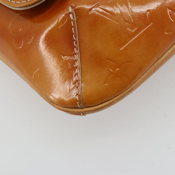 LOUIS VUITTON Monogram Vernis Thompson Street Bag Beige M91301 LV Auth 181659
