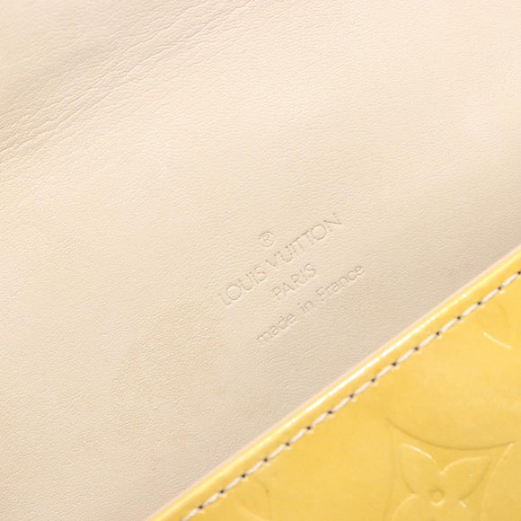 LOUIS VUITTON Monogram Vernis Thompson Street Bag Beige M91301 LV Auth 181659