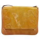 LOUIS VUITTON Monogram Vernis Thompson Street Bag Beige M91301 LV Auth 181659-13