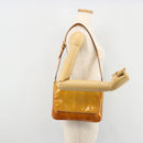 LOUIS VUITTON Monogram Vernis Thompson Street Bag Beige M91301 LV Auth 181659-22