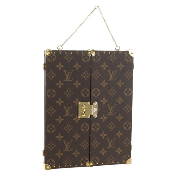 LOUIS VUITTON Monogram Home Mirror Trunk GI0554 LV Auth 181660SM