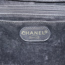 CHANEL COCO Mark Vanity Hand Bag Patent leather Black Gold CC Auth 181661-20