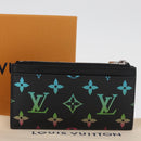 LOUIS VUITTON Monogram Gradient Card Case Black M14261 LV Auth 181662M-12