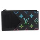 LOUIS VUITTON Monogram Gradient Card Case Black M14261 LV Auth 181662M-2
