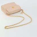 CHANEL Matelasse Ketting Schoudertas Lamsleer Roze Goud CC Auth 181663A-7