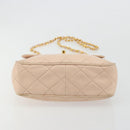 CHANEL Matelasse Ketting Schoudertas Lamsleer Roze Goud CC Auth 181663A-9