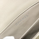 CHANEL Chain Mini Matelasse 16 Bag Patent leather Green Silver CC Auth 181668V-16