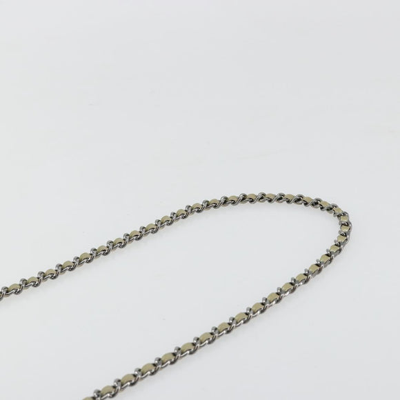 CHANEL Chain Mini Matelasse 16 Bag Patent leather Green Silver CC Auth 181668V
