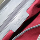 BVLGARI Shoulder Bag Patent leather Green Gold Auth 181670A-19