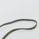 BVLGARI Shoulder Bag Patent leather Green Gold Auth 181670A-8