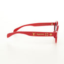 LOUIS VUITTON Supreme samenwerking Zonnebril plastic Rood Z0989E Auth 181672SM-5