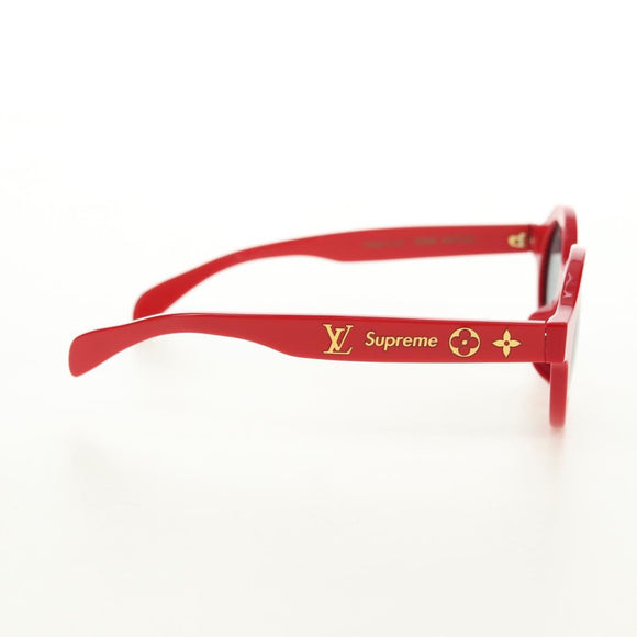 LOUIS VUITTON Supreme samenwerking Zonnebril plastic Rood Z0989E Auth 181672SM