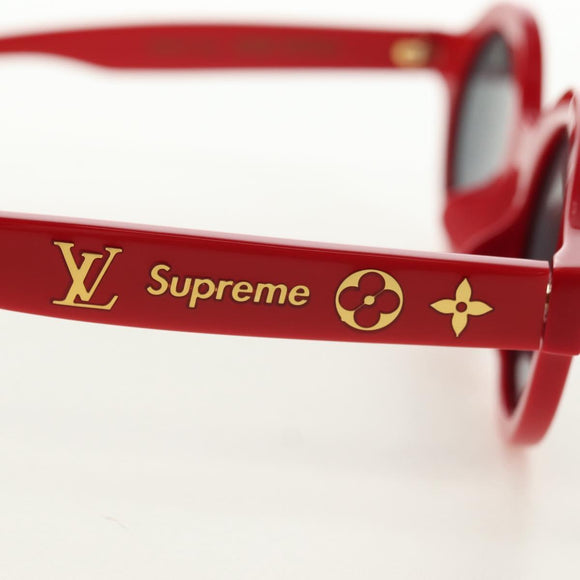 LOUIS VUITTON Supreme samenwerking Zonnebril plastic Rood Z0989E Auth 181672SM