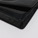 CHANEL COCO Mark Chain Shoulder Bag Patent leather Black Gold CC Auth 181676A-16