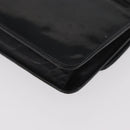 CHANEL COCO Mark Chain Shoulder Bag Patent leather Black Gold CC Auth 181676A-18