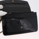 CHANEL COCO Mark Chain Shoulder Bag Patent leather Black Gold CC Auth 181676A-21