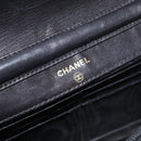 CHANEL COCO Mark Chain Shoulder Bag Patent leather Black Gold CC Auth 181676A-22