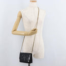 CHANEL COCO Mark Chain Shoulder Bag Patent leather Black Gold CC Auth 181676A-26