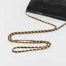 CHANEL COCO Mark Chain Shoulder Bag Patent leather Black Gold CC Auth 181676A-6
