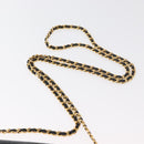 CHANEL COCO Mark Chain Shoulder Bag Patent leather Black Gold CC Auth 181676A-14