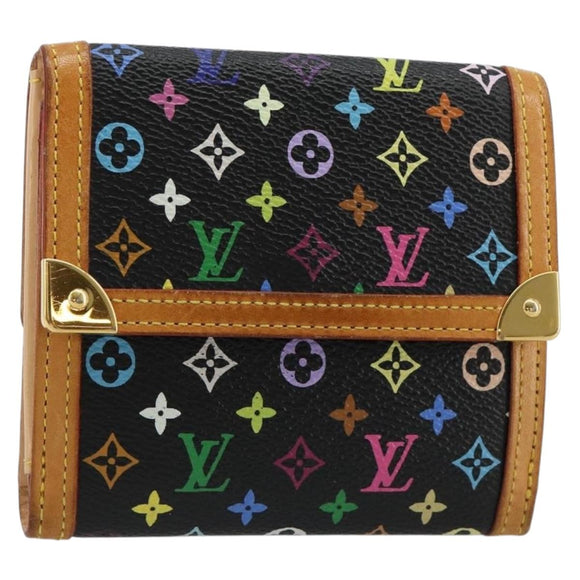 LOUIS VUITTON Multicolor Porte Monnaie Billets Cartes Credit M92984 Auth 181677A